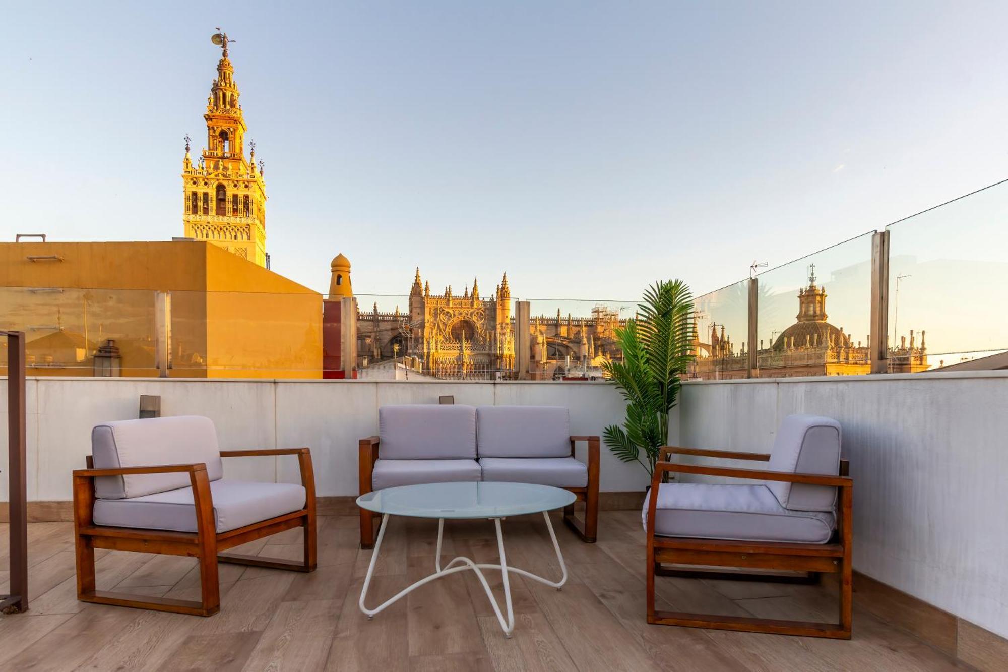 세비야 Conteros Duplex - Terraza Vistas A La Giralda 아파트 외부 사진