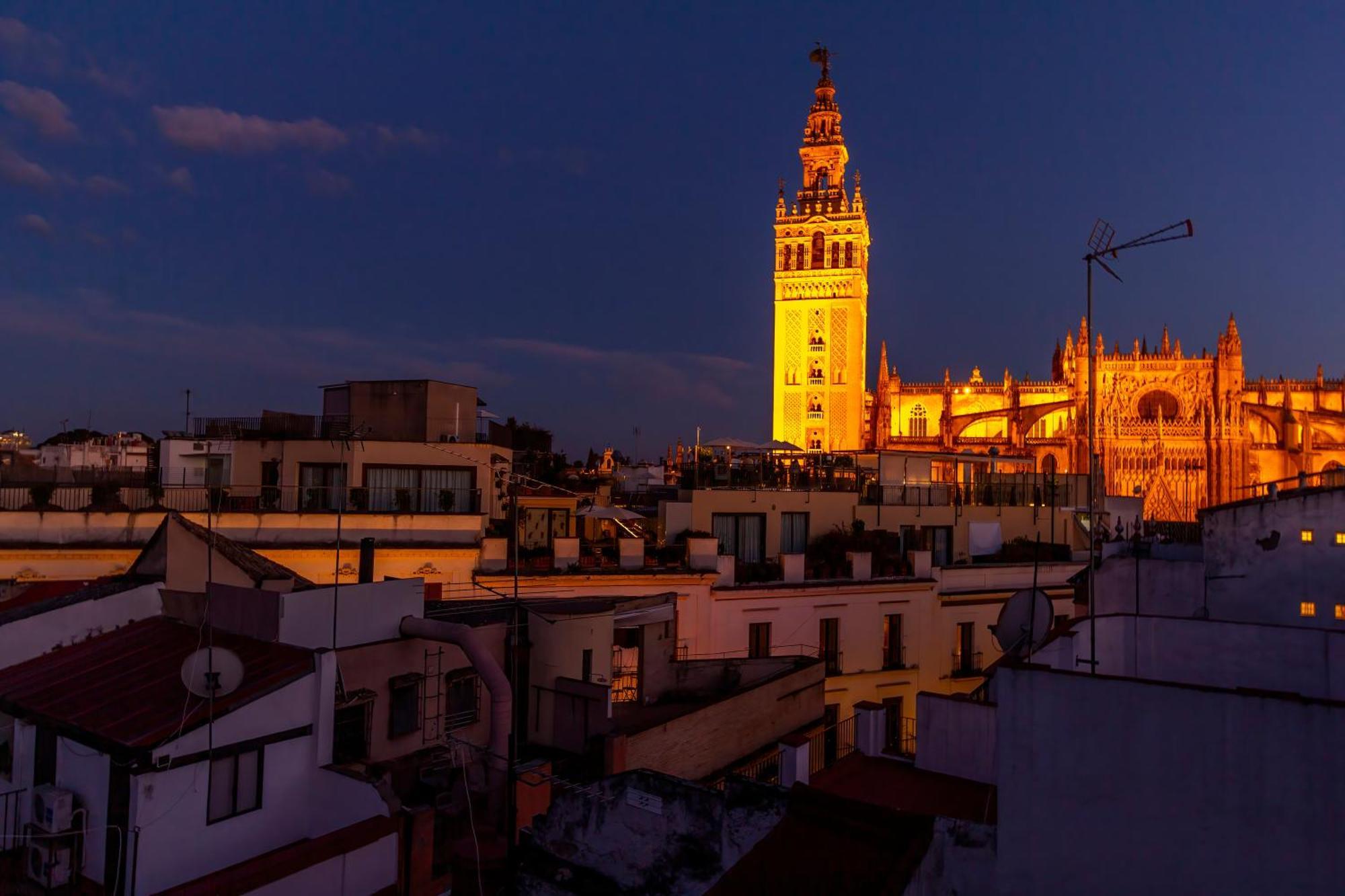 세비야 Conteros Duplex - Terraza Vistas A La Giralda 아파트 외부 사진