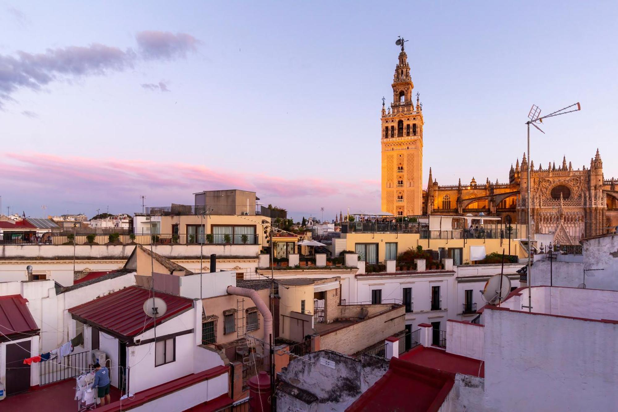 세비야 Conteros Duplex - Terraza Vistas A La Giralda 아파트 외부 사진