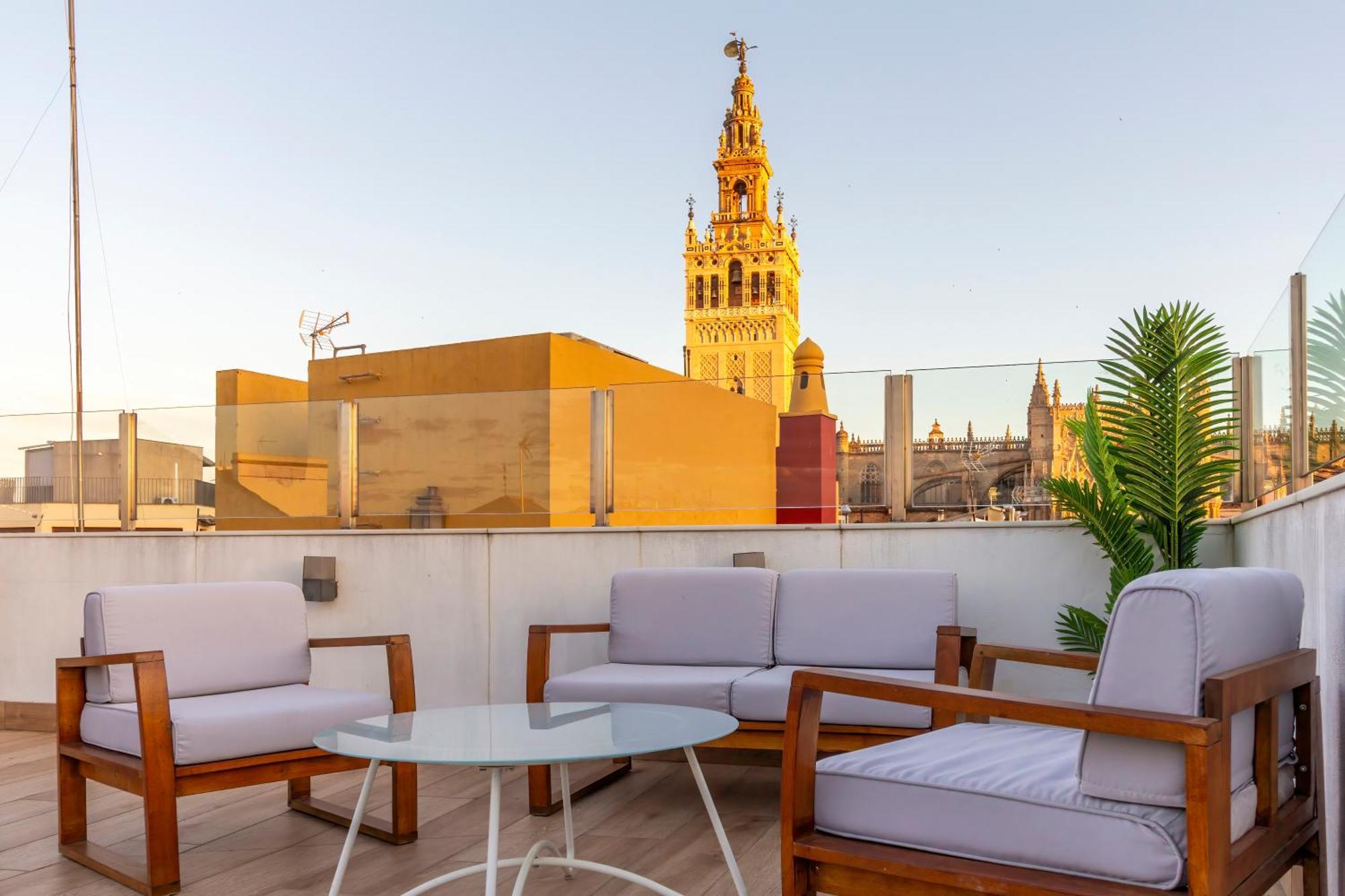 세비야 Conteros Duplex - Terraza Vistas A La Giralda 아파트 외부 사진