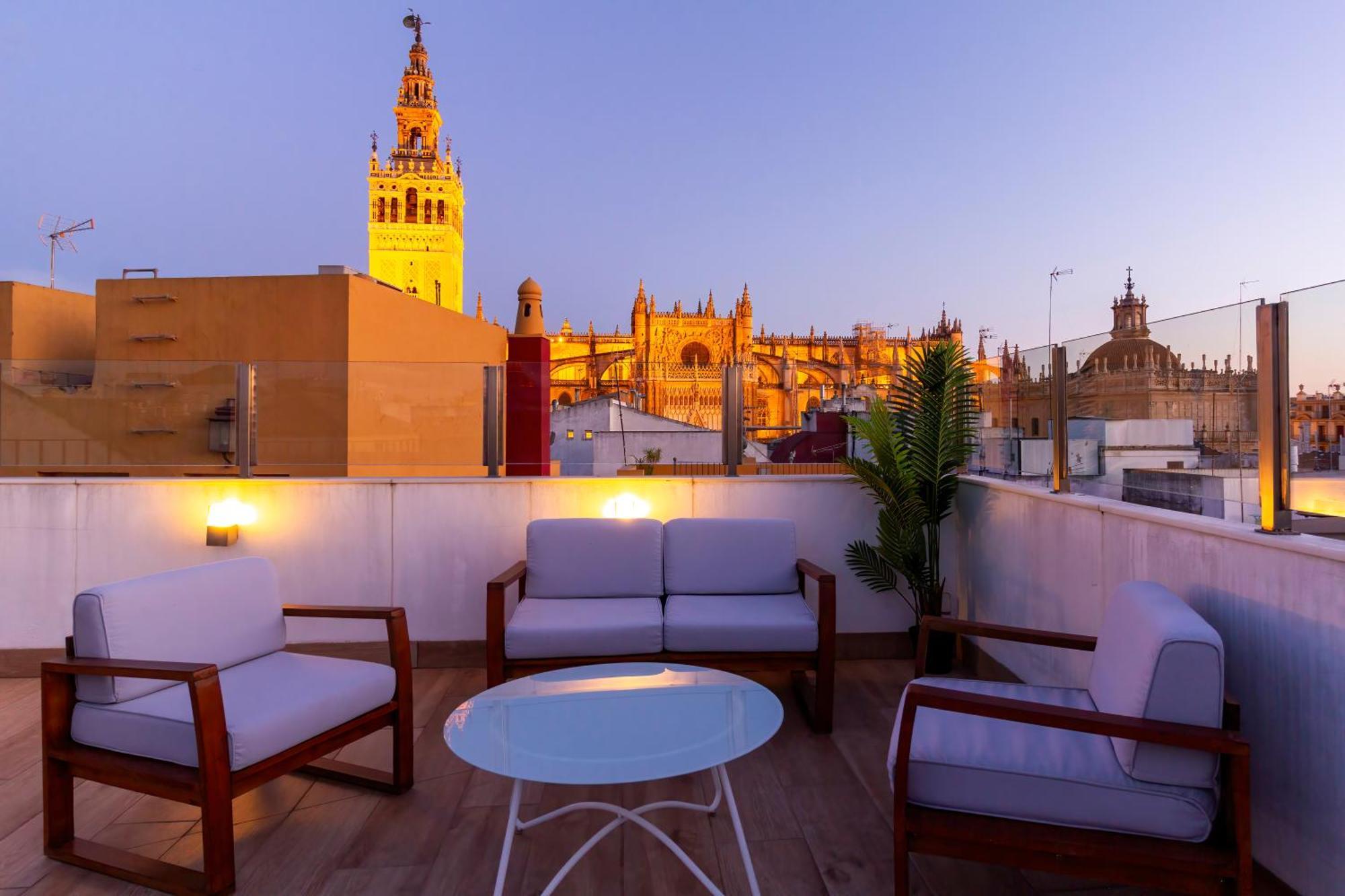 세비야 Conteros Duplex - Terraza Vistas A La Giralda 아파트 외부 사진